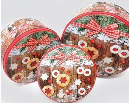 Image du produit Magni Boîtes à biscuits Design biscuit 3 pièces