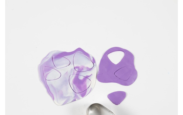 Produktbild Creativ Company Schmuck Bastelset Marmorierte Ohrringe Helllila