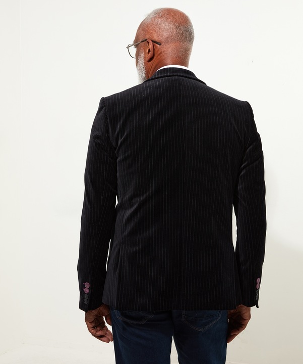Image du produit Joe Browns Classic Velvet Pinstripe Suit Blazer avec doublure contrastée (54)