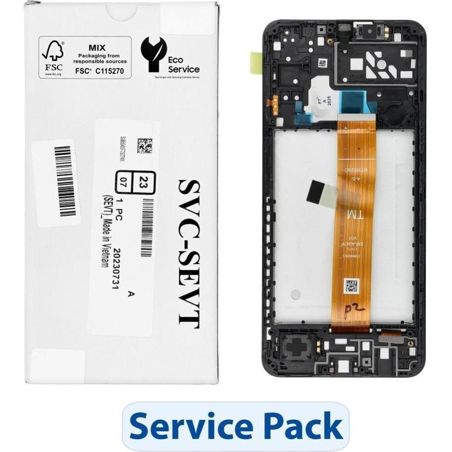 Samsung LCD display! ServicePack LCD Display for A04s A047F GH82-29806A (Display), Mobilgerät Ersatz