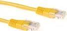 Actual product image Yellow 2 meter U/UTP CAT6 patch cable with RJ45 connectors. Cat6 u/utp yellow 2.00m (U/UTP, CAT6, 2 m)