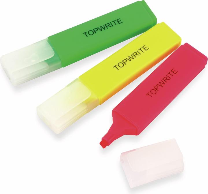Produktbild Topwrite Textmarker 3tlg. (Mehrfarbig, 3 x)