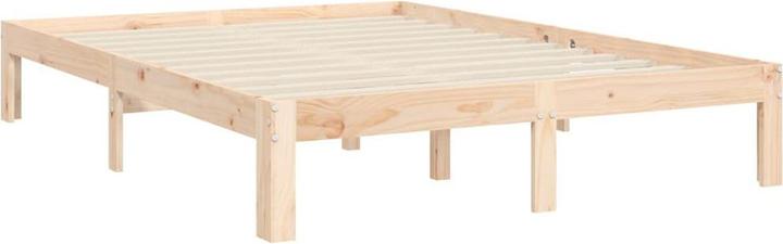Produktbild VidaXL Massivholzbett mit Kopfteil 140x190 cm (140 x 190 cm)