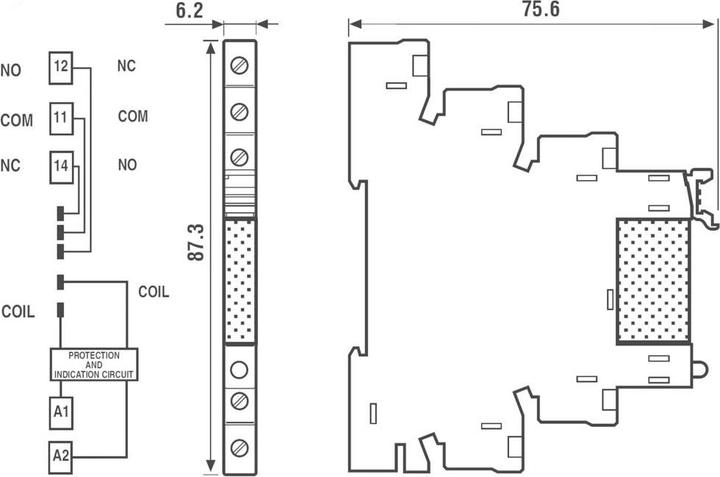 Produktbild Finder 38.51.0.024.5060 Relaisbaustein Nennspannung: 24 V/DC, 24 V/AC Schaltstro