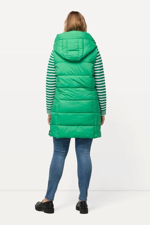 Produktbild Ulla Popken HYPRAR Long-Steppweste, 2-Wege-Zipper, wasserabweisend (46, 48)