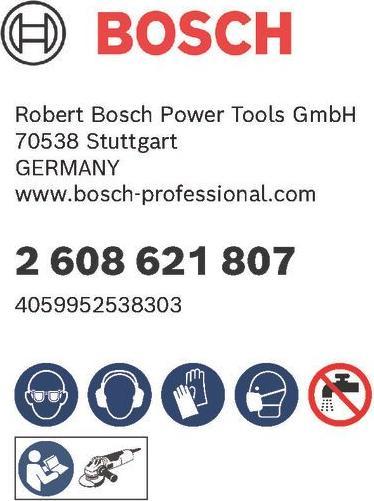 Actual product image Bosch Professional Zubehör Prisma Ceramic Fibre Disc X-LOCK Expert R782, G120, 115 mm (120)