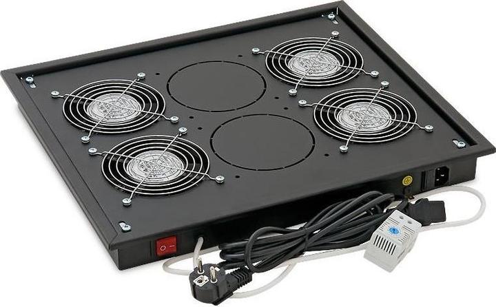 Triton Fan Unit Rack-Lüfterfach (230 V) mit Thermostat (4 Lüfter)