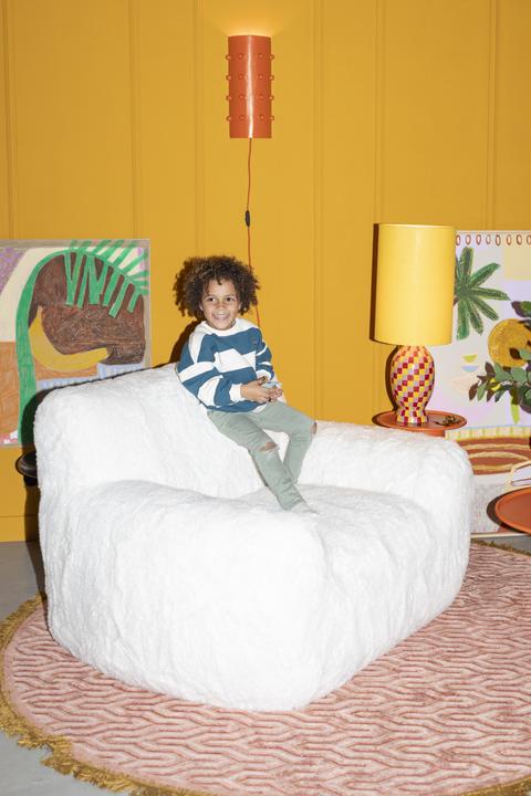 Actual product image Bold Monkey Lounge Chair Cuddle the Yeti