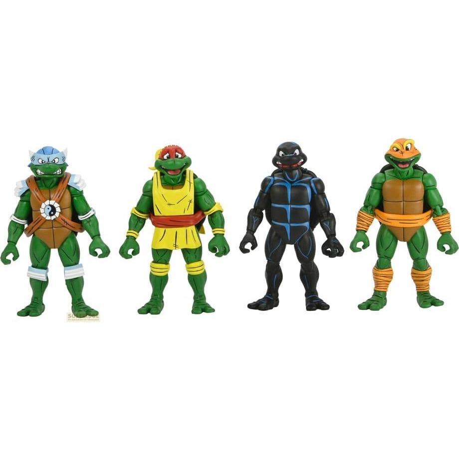 Neca Teenage Mutant Ninja Turtles (Archie Comics) Action Figures 4-Pack Stump Wrestling Turtles 18 cm