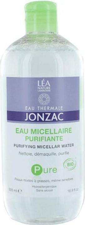 Léa Nature Eau De Jonzac Pure Purifying Micellar Water Organic 500ml - Pack of 2 (500 ml)