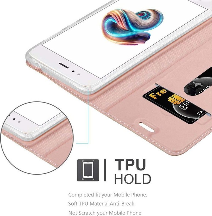 Produktbild Cadorabo Book Classy Style Cover (Xiaomi Mi A1, Xiaomi Mi 5X)