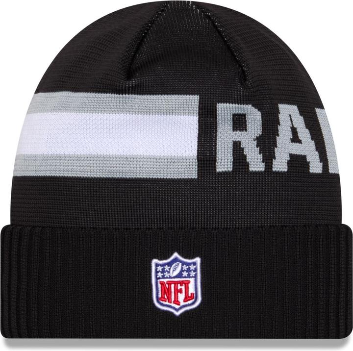 Actual product image New Era NFL Sideline Tech Knit Cap - Las Vegas Raiders