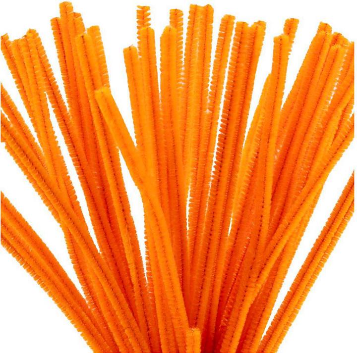 Image du produit Creativ Company Chenilledraht 50 Stück, Orange, Länge: 30 cm, Durchmesser (0.30 m)