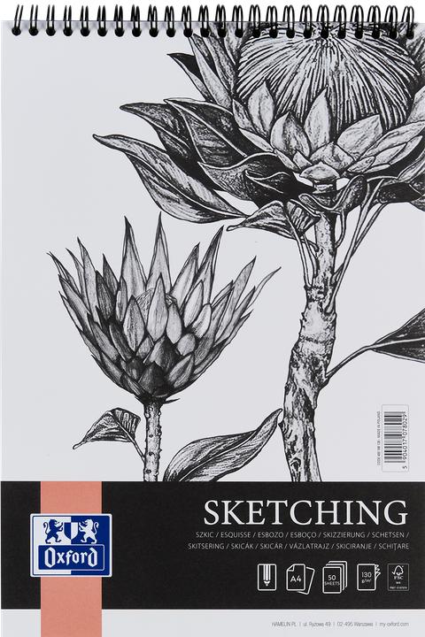 Produktbild Oxford Skizzenblock (A4, Blanko, Weicher Einband)