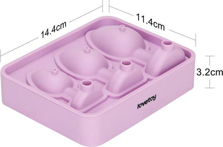 Produktbild Lovetoy Silikon-Eiswürfelform - Analplug - Pink