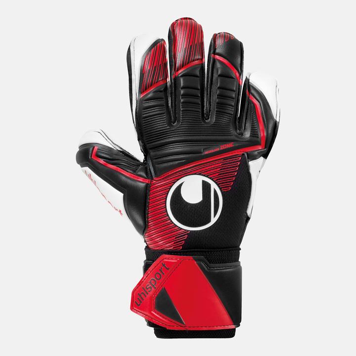 Produktbild Uhlsport Powerline Supersoft Torwarthandschuhe schwarz/rot/Weiss