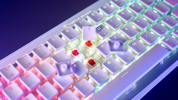 Actual product image Turtle Beach Vulcan II Mini Air gaming keyboard, white (DE, Wireless)