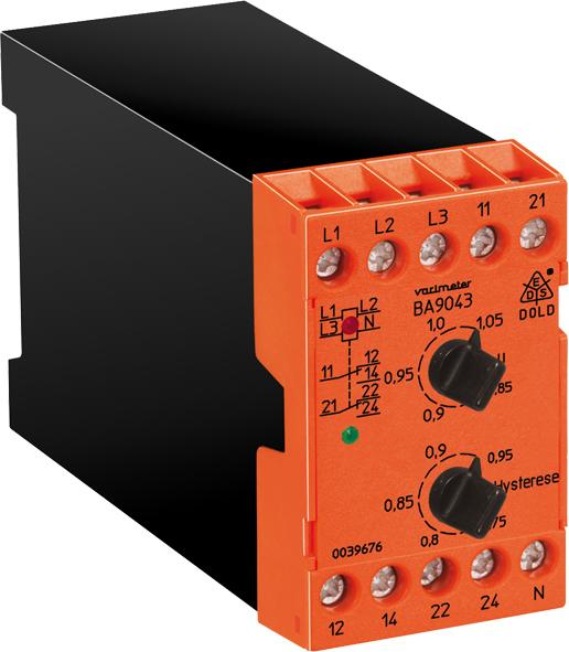 Image du produit Dold BA9043/002 3/N AC50- RELAIS DE SOUS-TENSION 0,5-10S,Contenu:1pc BA90430023NAC50