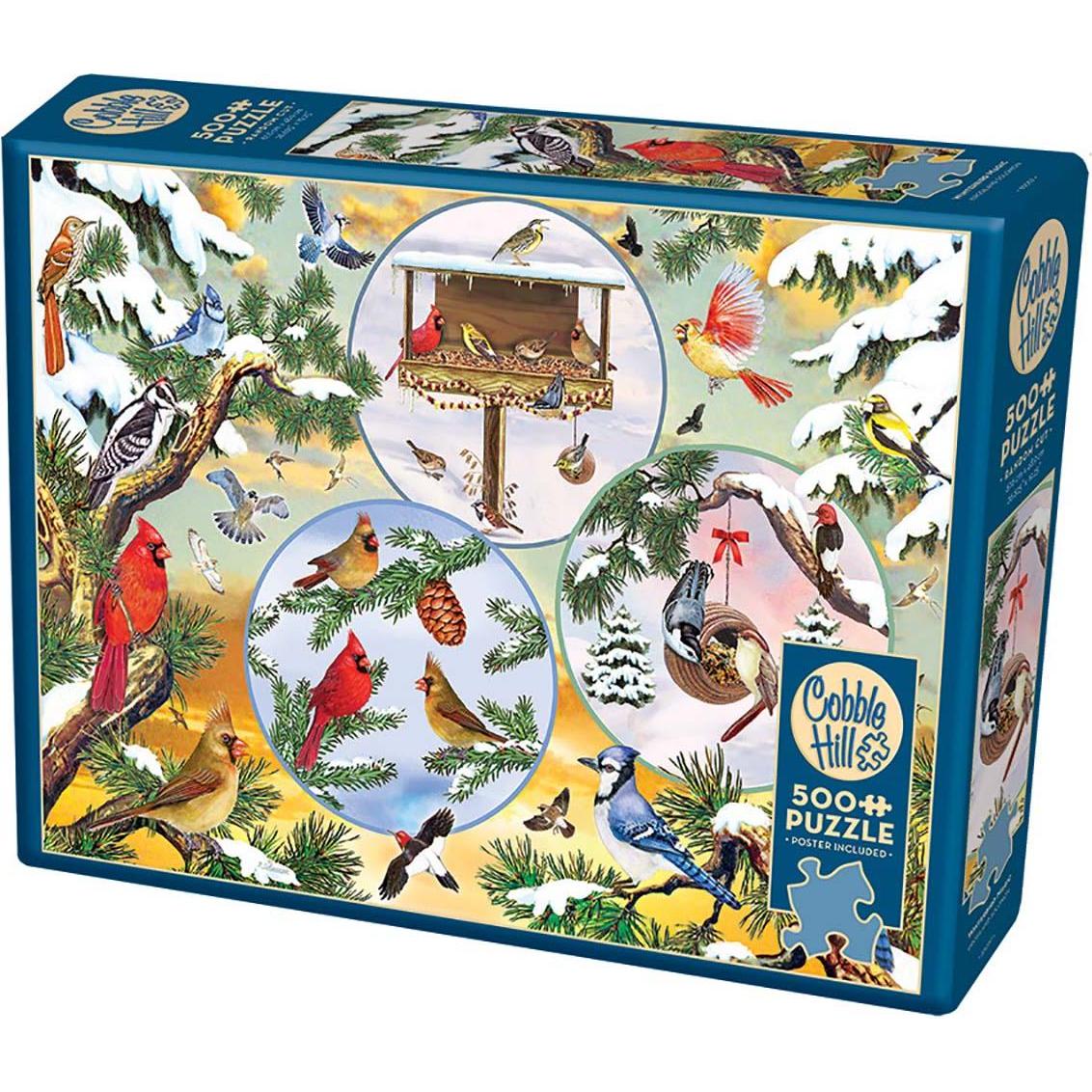 Cobble Hill Puzzle Der Zauber der Vögel im Winter 500 Teile (500 Teile)