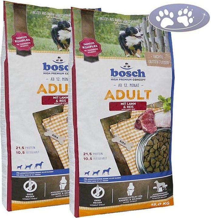 Immagine prodotto Bosch Petfood Agnello e riso per adulti (Adulto, 1 pz., 15000 g)