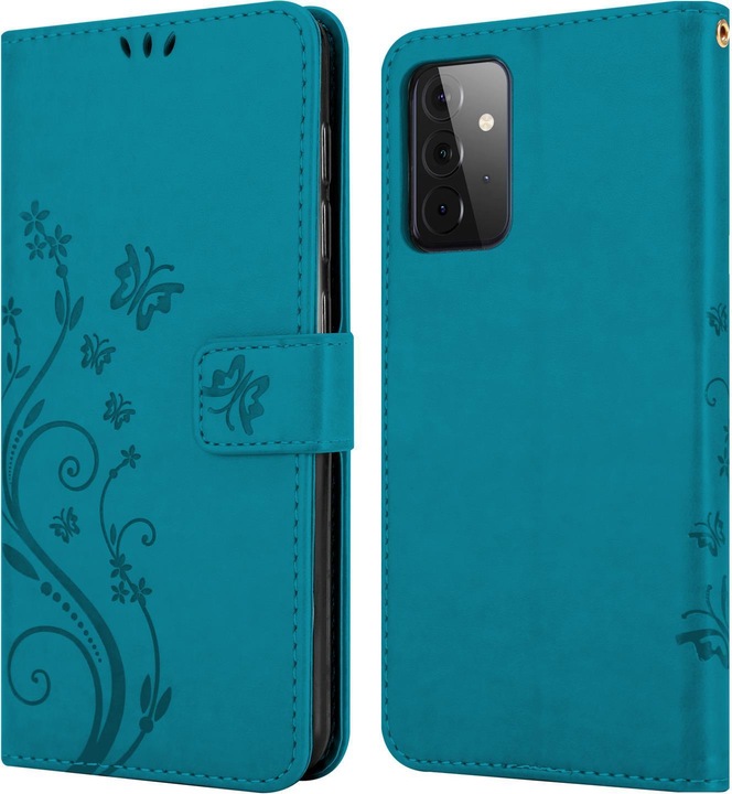 Actual product image Cadorabo Flower Book cover (Samsung Galaxy A72, Samsung Galaxy A72 5G)