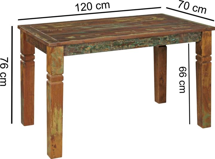 Produktbild FineBuy Esstisch Mango Braun (120 x 76 cm)