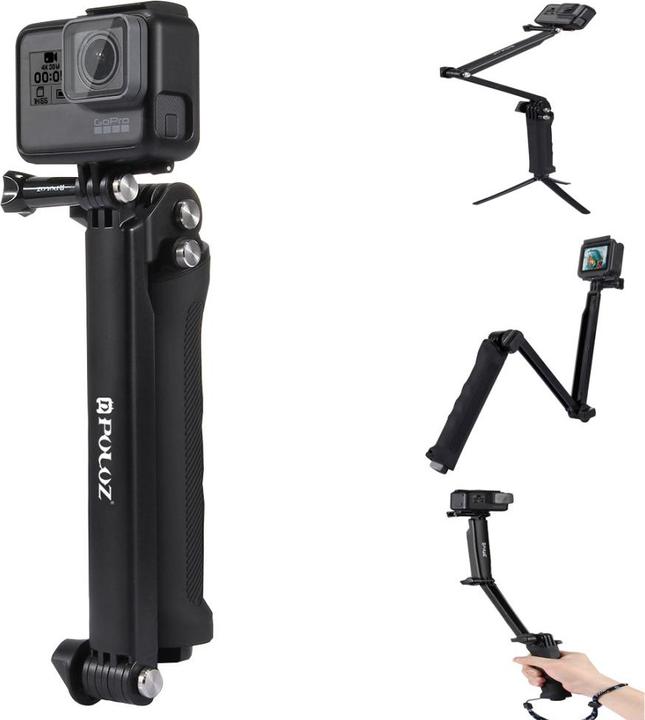 Image du produit Puluz GoPro 3-Way Selfie Stick Support pour trépied
