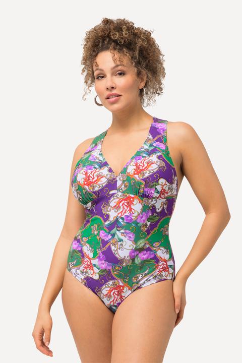 Immagine prodotto Ulla Popken Costume da bagno con spalline in macramè, coppe morbide e materiale riciclato (48)