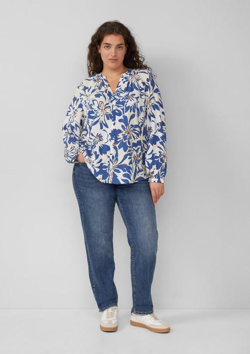 Immagine prodotto s.Oliver Bluse Tunikabluse aus Viskosemix mit All-over-Print (54)