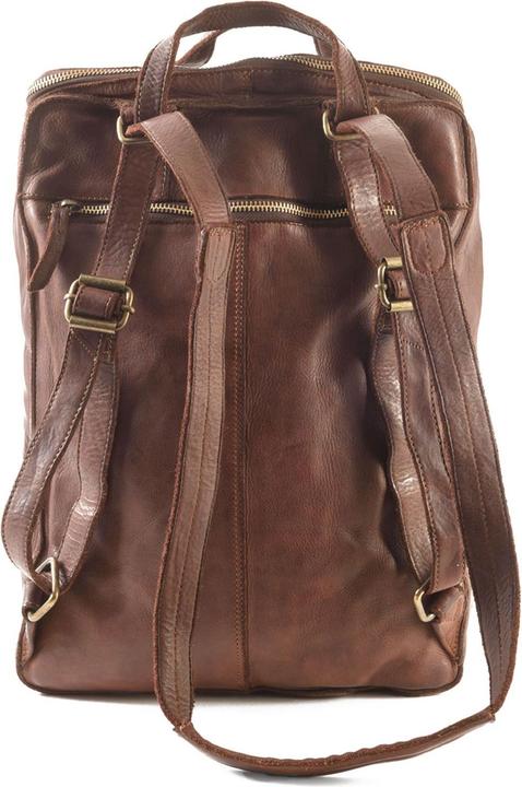 Actual product image Harolds Submarine backpack leather 37 cm laptop compartment