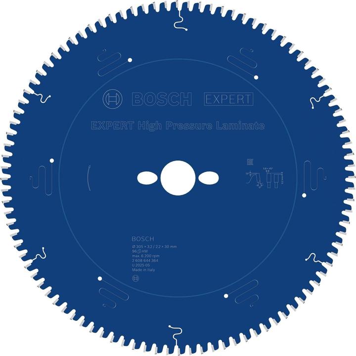 Actual product image Bosch Professional Zubehör Circular saw blade Expert for High Pressure Laminate, 305 x 30 x 3.2 mm, 96