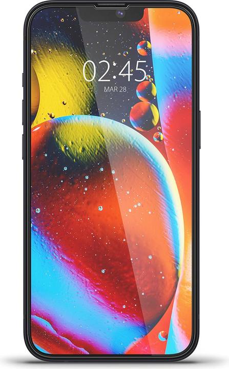 Produktbild Spigen tempered glass Glas.TR Slim FC for iPhone 13 Mini black (1 Stück, Apple iPhone 13 mini)