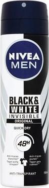 Actual product image NIVEA Men's Deodorant Spray Invisible Black & White Power (Spray)