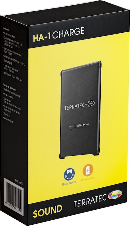 Actual product image Terratec HA-1 batch (Bass Boost, Powerbank)