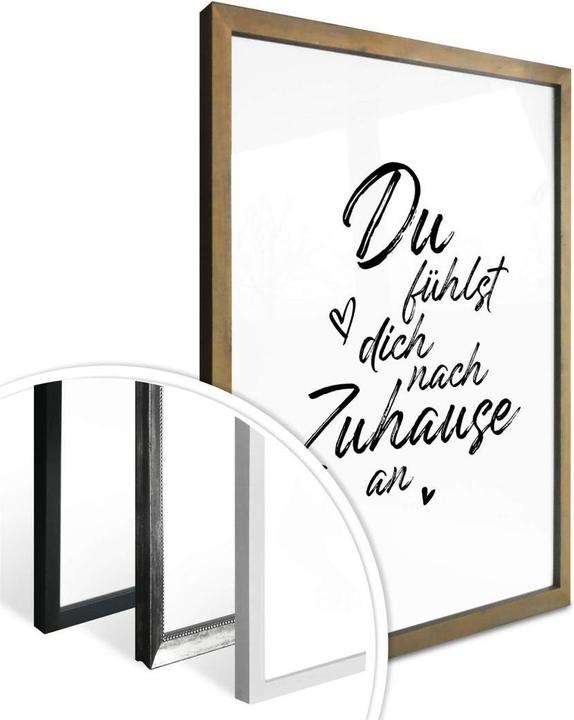 Actual product image Trenddeko You feel like home (80 x 100 cm)