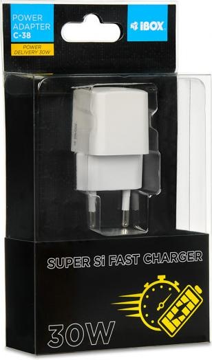Actual product image iBox C-38 USB-C charger PD30W (30 W)