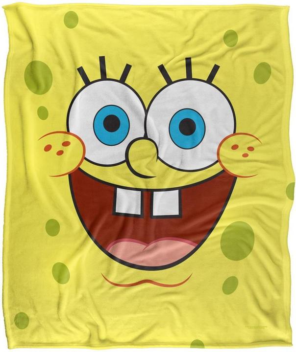Spongebob Squarepants Decke Seidig (152 x 127 cm)