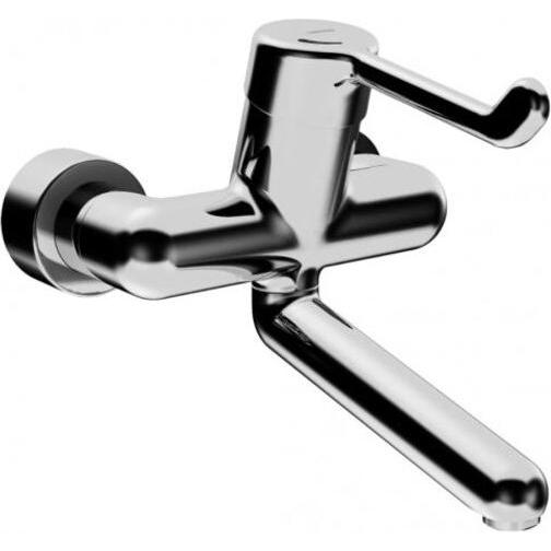 Hansa, Badarmatur, HANSAMEDIPRO protec Waschtischarmatur, Ausladung 246 mm, Sicherheitshebel, chrom