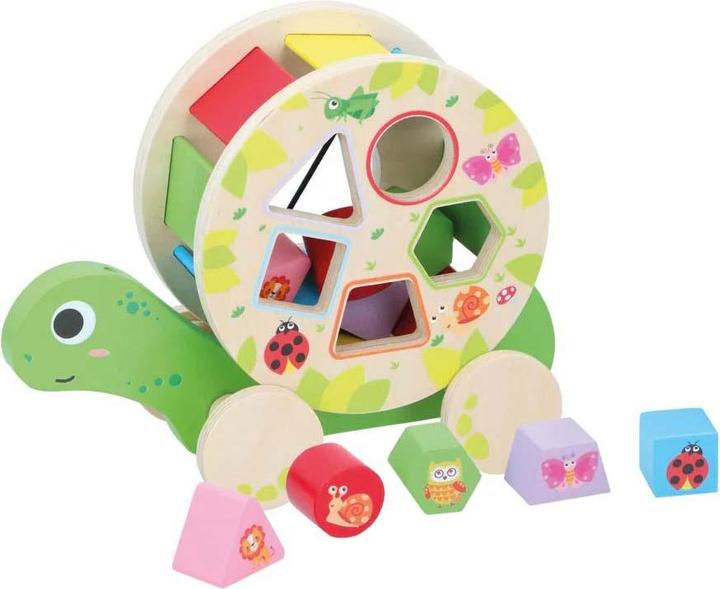 Marionette Wooden Toys Shape sorter turtle 100% FSC W