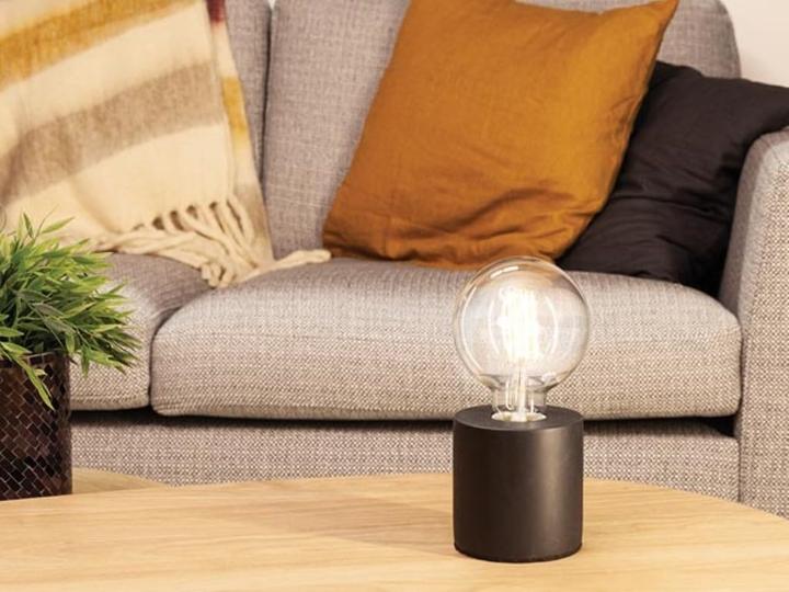 Actual product image Vellight Decorative lamp base - Black - Cylinder shape - E27