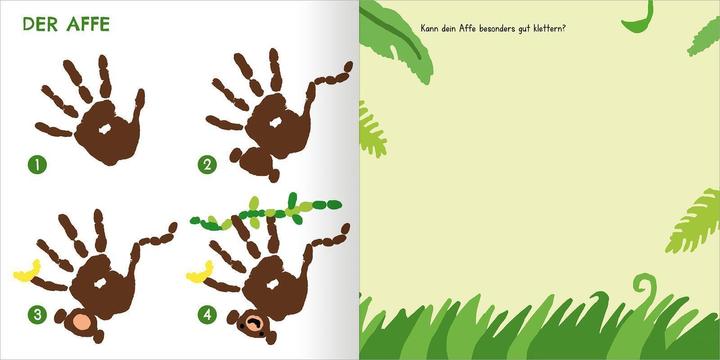Image du produit Pour les tout-petits : Mon tout premier livre de peinture au doigt - Animaux amusants