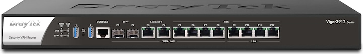 Draytek Routeur Multiwan 15.6G 12 ports RJ + 2 SFP+