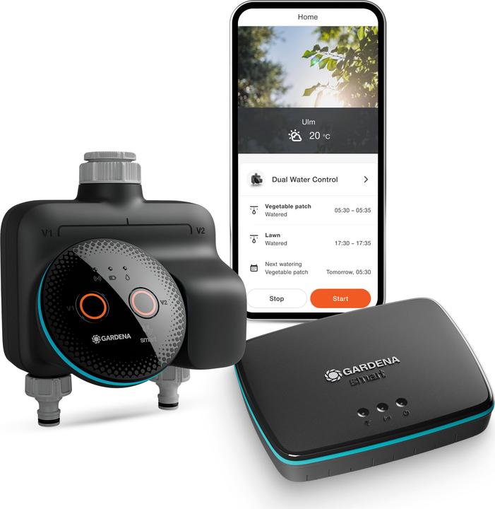 Gardena Smart Dual Water Control Set (Kit d'irrigation)