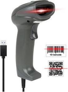 Actual product image Hamlet HBCS2D100U barcode reader Handheld 1D/2D CMOS barcode reader Black (1D barcodes, 2D barcodes)