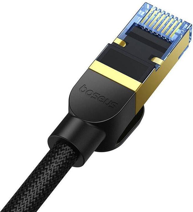 Produktbild Baseus Braided network cable cat.7 Ethernet RJ45, 10Gbps, 8m (black) (S/FTP, CAT7, 8 m)