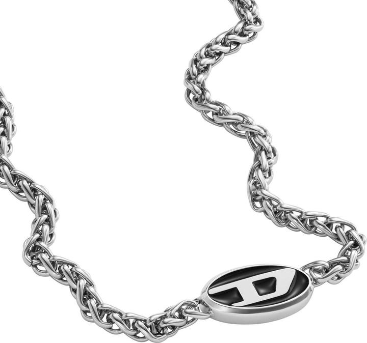 Image du produit Diesel Collier en acier (Acier inoxydable, époxy)