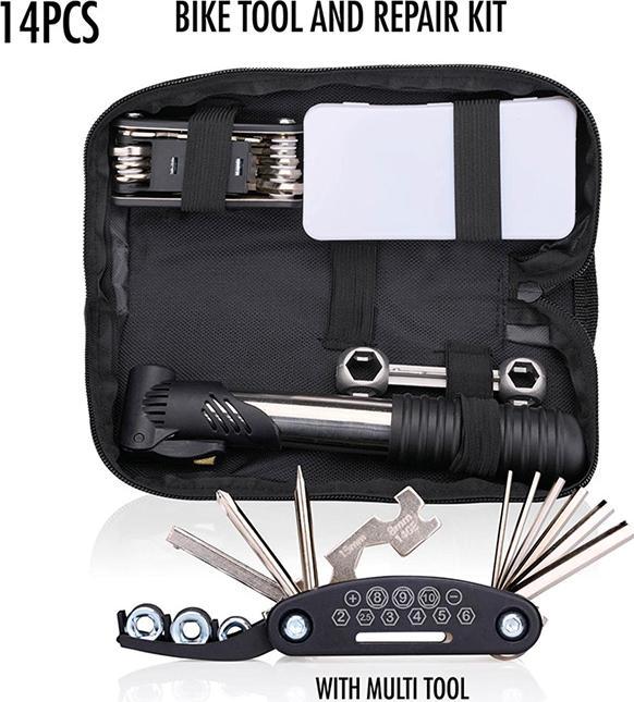 Actual product image Bicycle Gear Bicycle tool set 14pcs