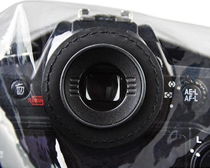 Actual product image JJC Rain cover with eyepiece for Nikon (Rain cover, AGFAPHOTO DC5200, Nikon D7500, Nikon D750)
