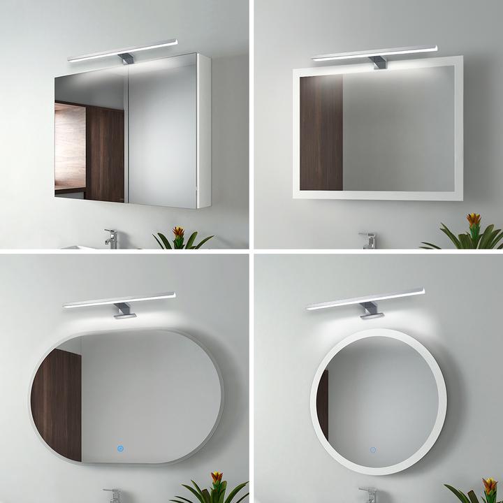 Produktbild Emke Spiegelleuchte, Kaltweiss(6000K), 40cm, Weiss