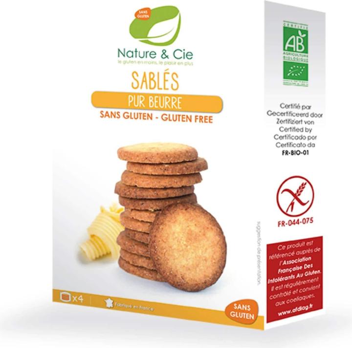 Produktbild Nature et Cie Guetzli Bio Butter-Sablés glutenfrei 135 g (1 Stk., 135 g)